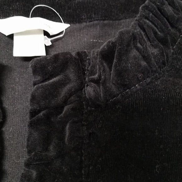 Christopher and Banks Velvet Rouched‎ Trim Jacket Size L - Picture 5 of 7